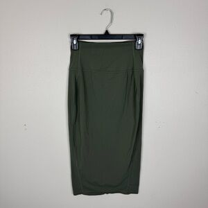 Lululemon Athletica Olive Pencil Skirt